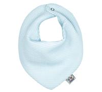 Bavoir Bandana En Nid D'abeille Bleu TU