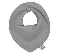 Bavoir Bandana En Nid D'abeille Gris TU