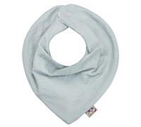 Bavoir bandana lin vert de gris dès la