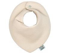 Bavoir bandana nid d'abeille beige dès