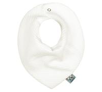 Bavoir bandana en nid d'abeille écru