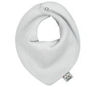 Bavoir bandana en nid d'abeille gris