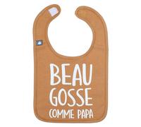 BB&CO - Bavoir bébé personnalisé - Beau gosse comme papa !