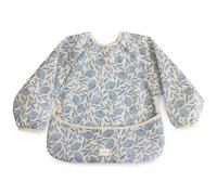 Bavoir bébé à manches longues imperméable ? protection repas et activités sans taches bleu, écru TU