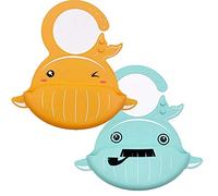 Bavoir Bébé en Silicone, Treer Souple Bavette imperméable Mignon Réglable Salive Serviette pour Bébé Naissance Garçons Filles Protéger les Vêtement Taches (Jaune-vert,30 * 21cm)