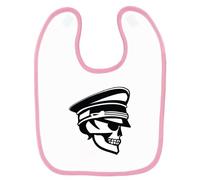 Bavoir Bébé Imprimé Skull Caporal 3 Rose Rose