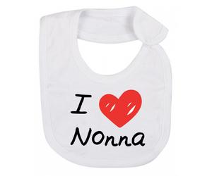 Bavoir bébé j'aime grand-mère
