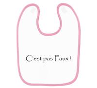 Bavoir Bébé Kaamelott C'est Pas Faux Rose Rose