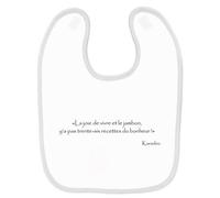 Bavoir Bébé Kaamelott Karadoc Recette Du Bonheur Blanc Blanc