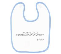 Bavoir bébé kaamelott pays de galles indépendant Bleu
