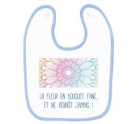 Bavoir Bébé Kaamelott Roi Dagan Fleur 2 Bleu Bleu