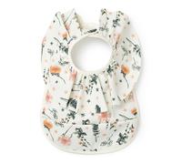 Elodie Details Bavoir Bébé Imperméable Souple Récupérateur - Design Scandinave - Meadow Blossom, Blanc/Rose