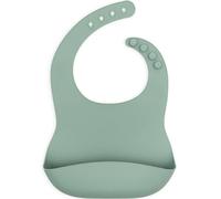 Bavoir bébé récupérateur en silicone vert TU