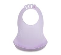 Bavoir Bibou Avec Récupérateur Lilas TU