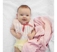 Elodie Details Bavoirs Bébé Anti-Bave, Bavoir Bandana 100% Coton avec Membrane Imperméable, Doux & Absorbant, Bouton-Pression Réglable, Certifié OEKO-TEX, pour Naissance à Tout-petits - Candy Stripes