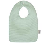 Bavoir coton nid d'abeille vert dès la