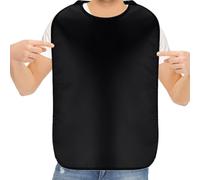 Bavoir d'alimentation pour adulte - 70 x 50 cm imperméable élastique attrape-miettes, tablier lavable pour personnes âgées | Allaitement pour hôpital grand-père fruits de mer repas besoins spéciaux