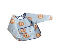 Bavoir D'alimentation Pour Bébé À Manches Longues Blouse Artistique Douce Et Confortable Porter Quotidien Pour Bébé De 6 Mois 18 Mois Tablier De Dessin Animé Accessoires D'alimentation