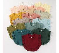 Bavoir D'alimentation Pour Bébé Coréen, Serviette De Salive En Dentelle, En Coton Doux Pour Nouveau-Né