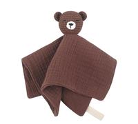 Bavoir d'allaitement en tricot pour bébé - Serviette de sécurité pour garçons et filles - Respirant - Serviette de sucette pour bébé - Bavoir apaisant pour l'humeur - Bavoir de dessin animé - Jouet