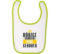 Bavoir de bébé Könige PEUVENT EN AVRIL né - citron vert, One Size