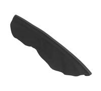 Bavoir de Casque en Cuir Fendu, Connexion Unique avec Pièce d'étanchéité en Silicone à Ajustement par Pression, Cagoule de Soudage en Coton et Cuir Ignifuge pour MIG, TIG, ARC