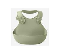 Bavoir de diner en silicone couleur sauge