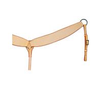 Bavoir de forme western en cuir huilé Lakota