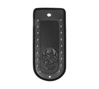 Bavoir De Garde-Boue Arrière Décoratif pour Moto, en PU Noir pour Harley Sportster XL 883 1200 48 2004 2005 06 07 08 2009 2010 11 12 13 14 15 16 2017 2018 2019 2020 2021