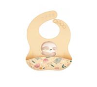 Bavoir de poche en silicone Gnawy Sloth