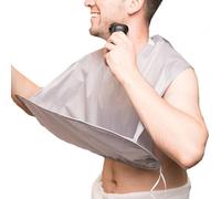 Bavoir de rasage - 3D lavable en polyester, tablier attrape-barbe