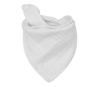 Bavoir Double Couche En Coton Pour Nouveau-Né, Écharpe Triangulaire De Couleur Unie, Serviette D'Alimentation Pour La Salive, Bandana, D5qa