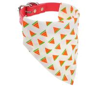Bavoir-écharpe pour Animaux, Réglable 27-35cm, Tissu Doux | Chats et Chiens, Usage Quotidien ou Fêtes, Motif Mignon, Accessoire Mode, Anti-bave