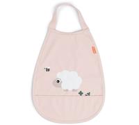 Bavoir élastique tiny farm rose TU