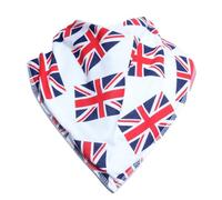 Bavoir en forme de bandana - Pour protéger les vêtements - Pour adulte - 3 tailles disponibles - Motif de drapeau