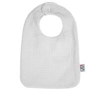 Bavoir en gaze de coton jeanne gris