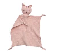 Bavoir En Mousseline De Coton Doux Pour Bébé,Poupée Chat En Peluche,Serviette Apaisante Pour,Couverture De Sécurité,Serviette De Câlin Pour Bébé - Type Pink