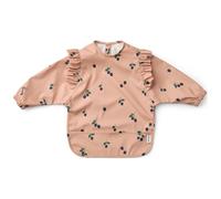 Bavoir à manches Merle - rose pâle TU