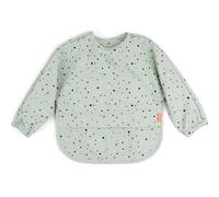 Done by deer Bavoir à manches Happy Dots Vert