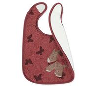 Bavoir en plastique avec fermeture Velcro Motif papillons Emmily
