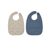 Bavoir en polyester recyclé jaune TU