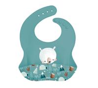 Bavoir En Silicone Munchy L'ours Bleu TU