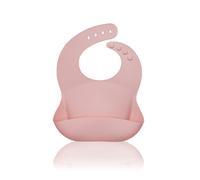 Bavoir en silicone Sam rose PETITE&MARS