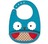 Bavoir en silicone Skip Hop Zoo pliable