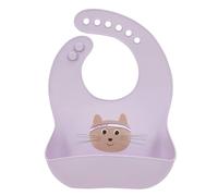 Bavoir En Silicone - Tiny Team Chat Rose TU