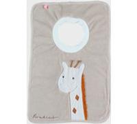 Bavoir funny en éponge girafe, beige