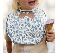 Elodie Details Bavoir Bébé Imperméable Souple Récupérateur - Design Scandinave - Garden Leo Toile Bow