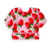 Bavoir imperméable à manches longues imprimé fraises Twistshake 1pc