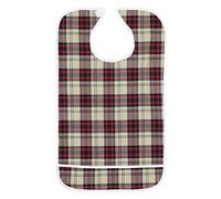 Bavoir imperméable adulte, bavoirs lavables pour adultes âgés, protecteur de vêtements, tablier de protection contre les incapacités, Protection contre les déversements(gris)