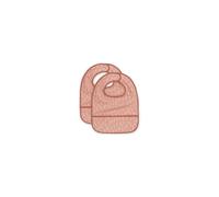 Bavoir imperméable meadow rosewood lot d